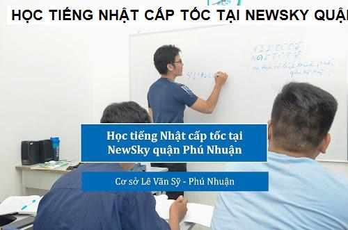 Học tiếng Nhật cấp tốc tại NewSky quận Phú Nhuận